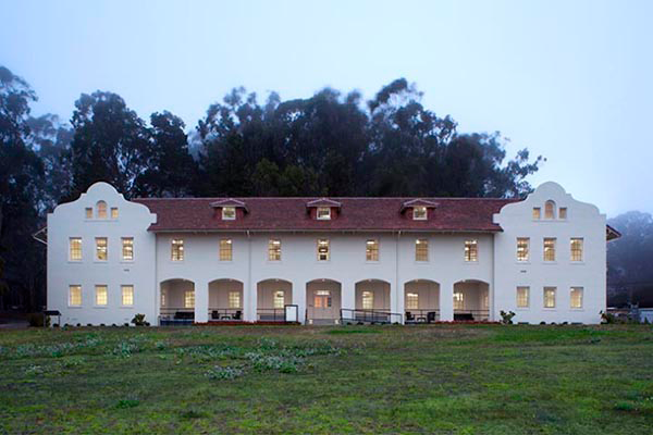 Exterior of second completed Presidio Institute building